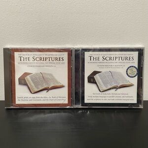 The Scriptures CD-ROM Bundle NEW SEALED Standard & Resource Edition 1.0 PC LDS